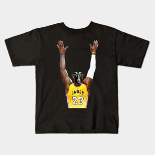 LBJ Goat Head Kids T-Shirt